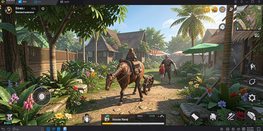 Tampilan gameplay 3446 yang menawan dan realistis.