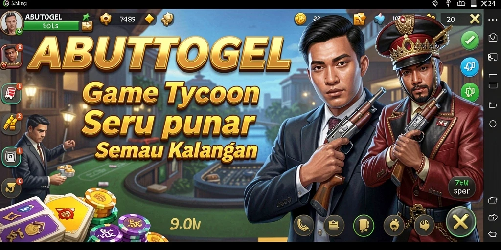 Tampilan menarik dari gameplay ABUTOGEL yang seru dan menantang.