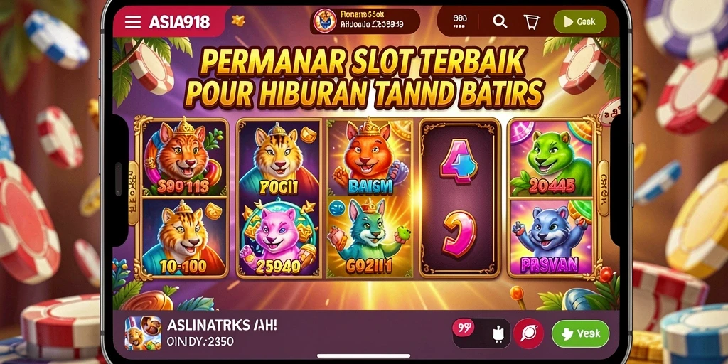 Screenshot utama ASIA918 menampilkan gameplay slot yang seru dan interaktif.