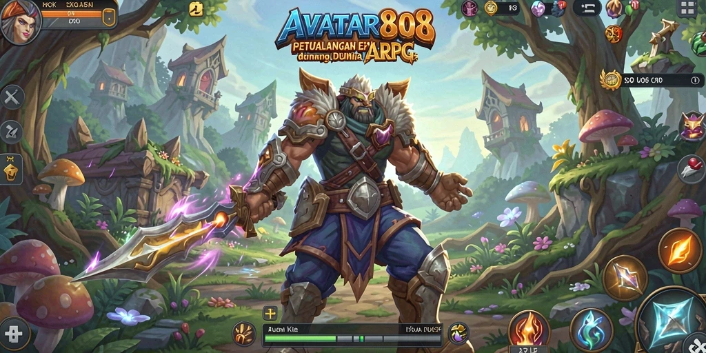 Tampilan gameplay seru dengan aksi pertarungan dinamis.