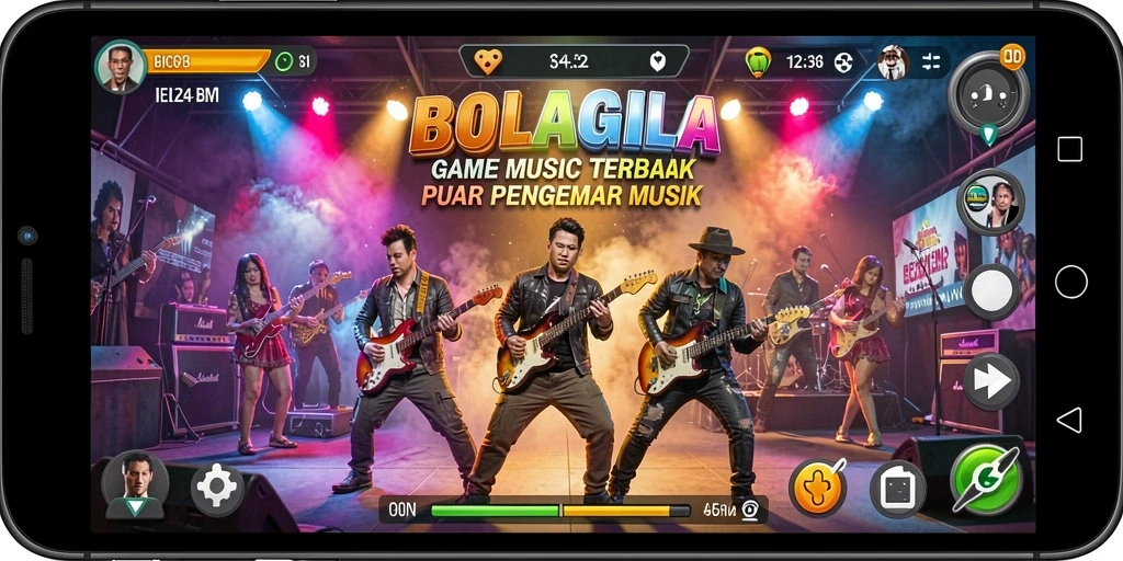 Tampilan gameplay seru dan interaktif dari BOLAGILA.