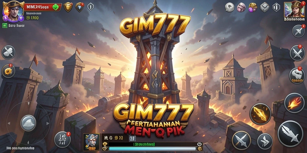 GIM777: Menara pertahanan siap menghadapi gelombang musuh.