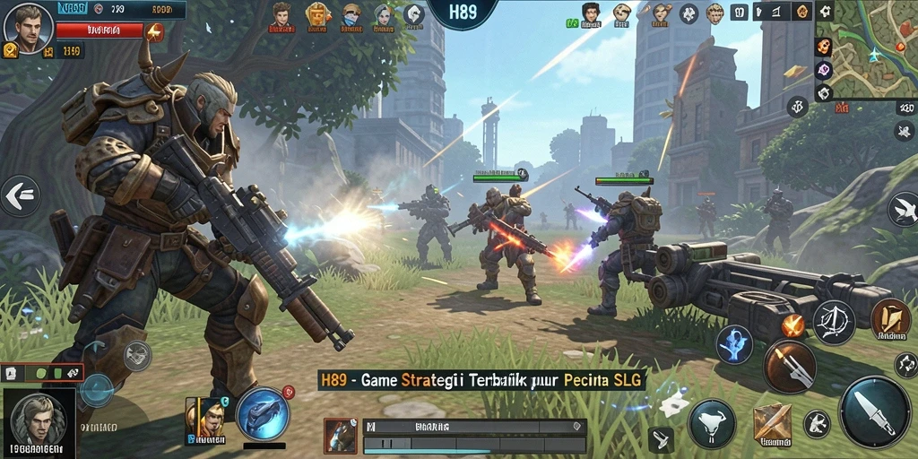 Tampilan gameplay H89 dengan strategi yang kompleks dan menarik.