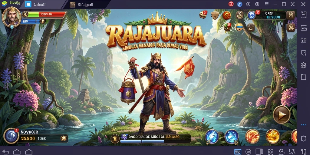 Tangkap momen menegangkan dalam gameplay RAJAJUARA dengan grafis yang menawan.