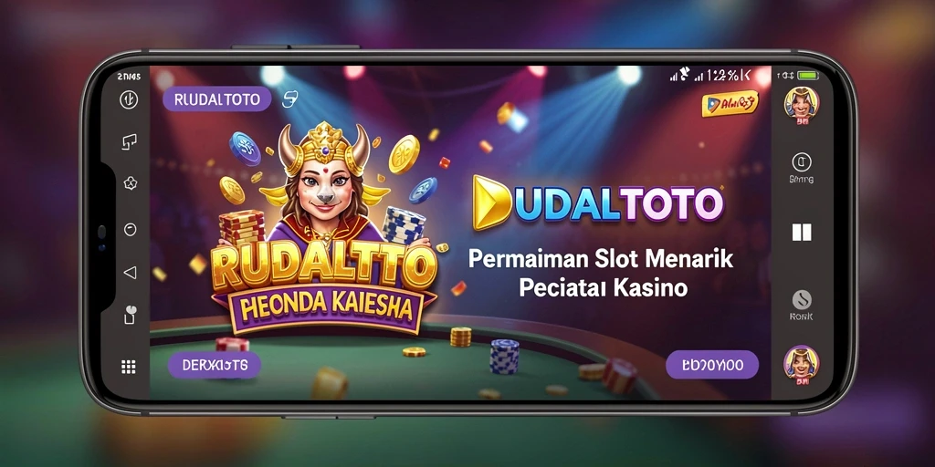 Tampilan gameplay Slot RUDALTOTO yang mengasyikkan dan penuh warna.