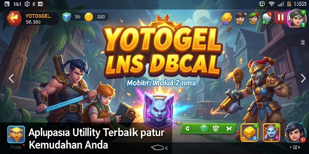Tampilan intuitif aplikasi YOTOGEL yang mempermudah pengguna.